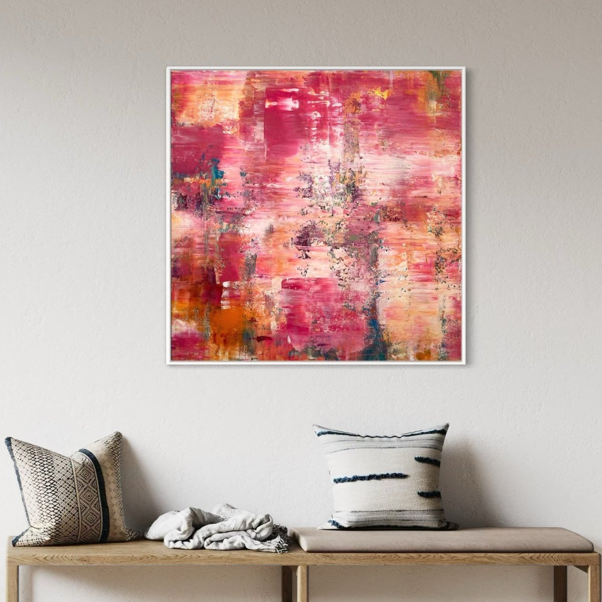 Abstraktes Gemälde kaufen - Metropolitan Flair 100x100 cm - gemaelde - kaufen - sabine - runge - muenchen