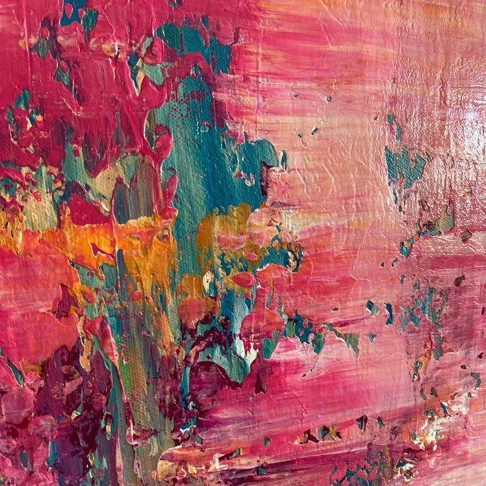 Abstraktes Gemälde kaufen - Metropolitan Flair 100x100 cm - gemaelde - kaufen - sabine - runge - muenchen