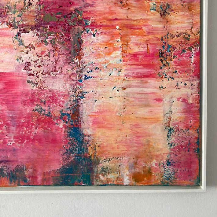 Abstraktes Gemälde kaufen - Metropolitan Flair 100x100 cm - gemaelde - kaufen - sabine - runge - muenchen