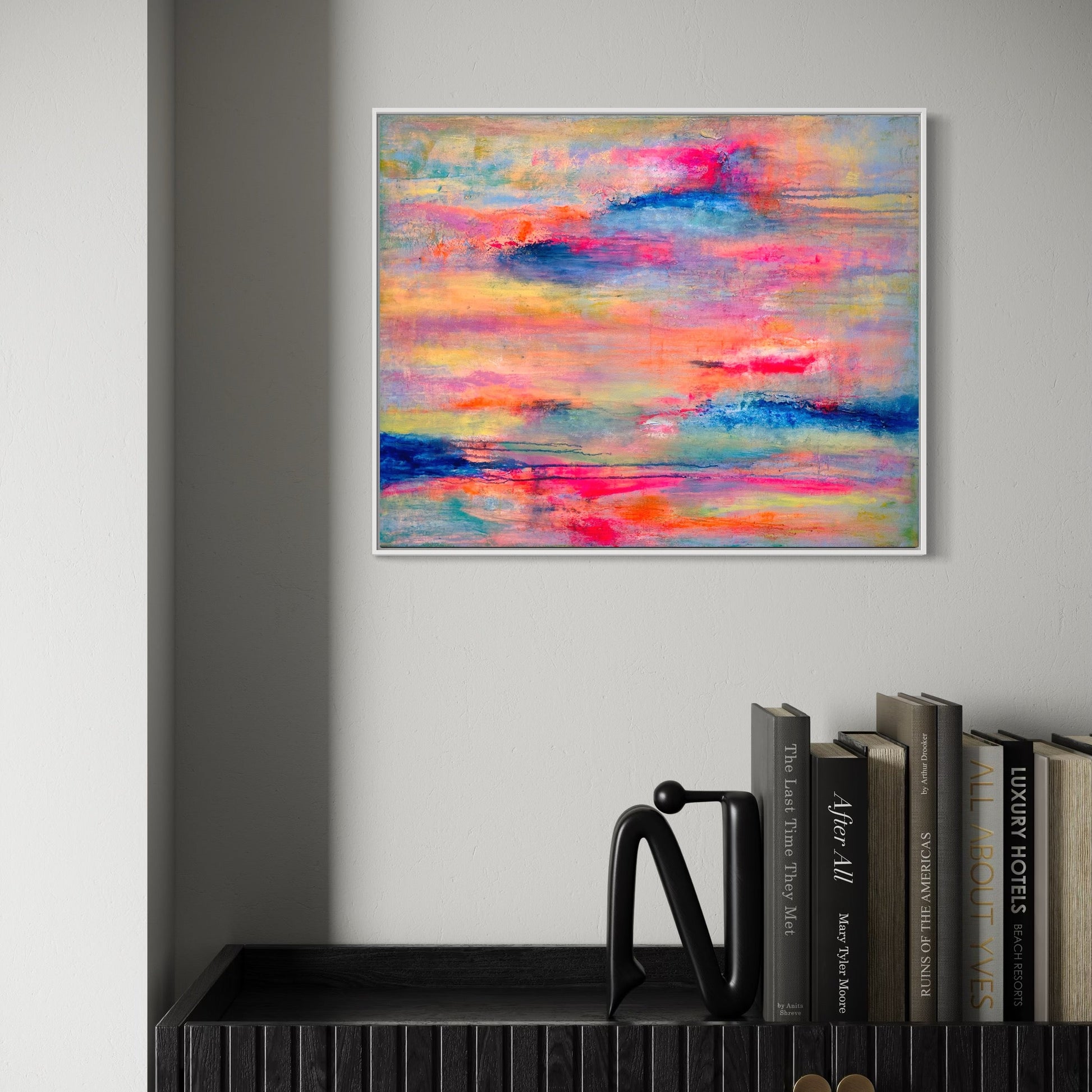 Abstraktes Gemälde kaufen - Monaco Affairs 100x80 cm - gemaelde - kaufen - sabine - runge - muenchen