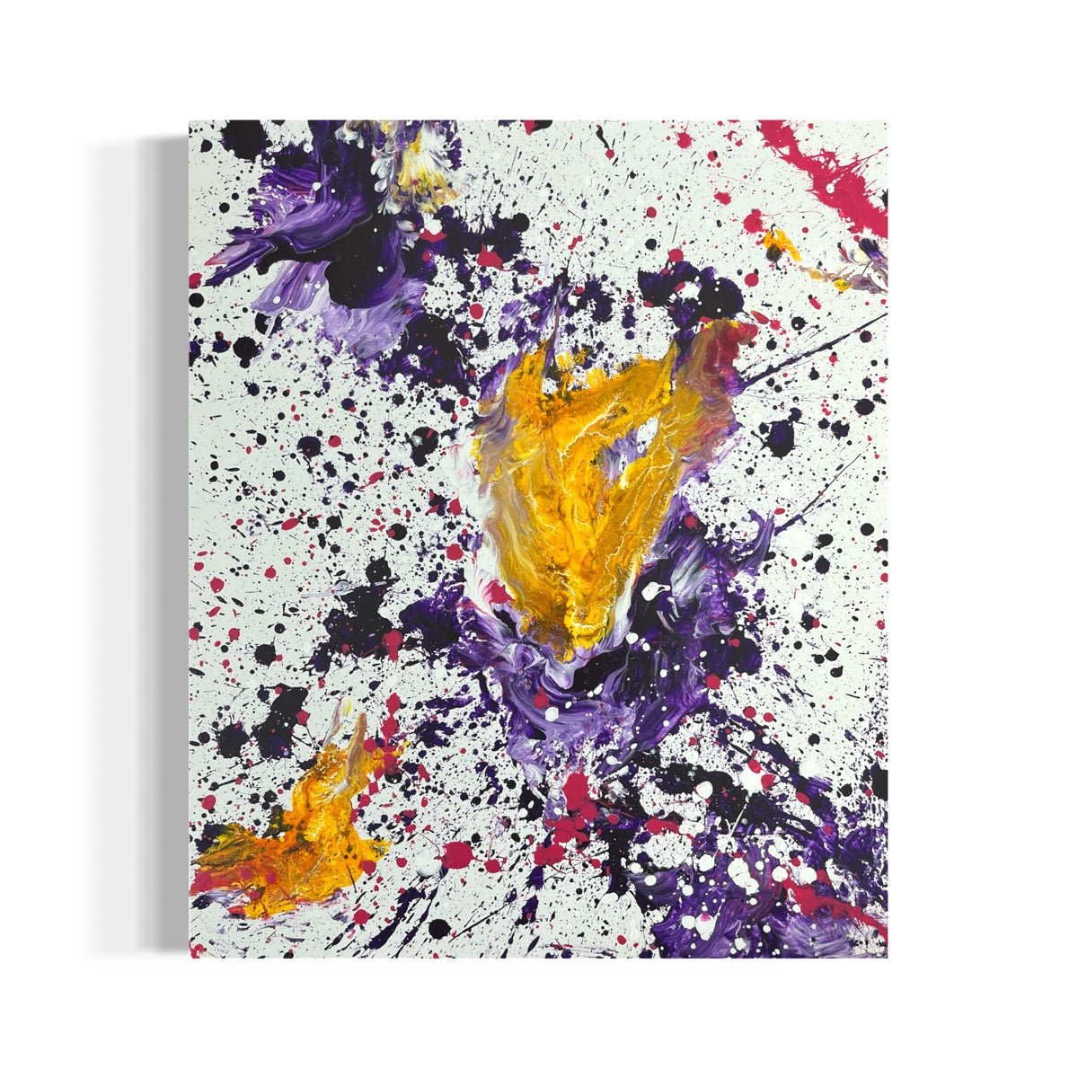 Abstraktes Gemälde kaufen - Neural Bloom 60x50 cm - gemaelde - kaufen - sabine - runge - muenchen