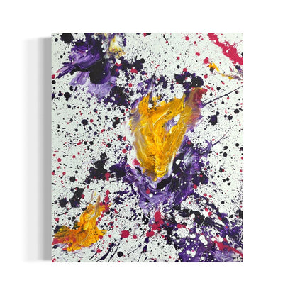 Abstraktes Gemälde kaufen - Neural Bloom 60x50 cm - gemaelde - kaufen - sabine - runge - muenchen