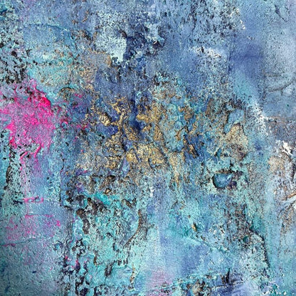 Abstraktes Gemälde kaufen - Ocean Vibes 100x80 cm - gemaelde - kaufen - sabine - runge - muenchen