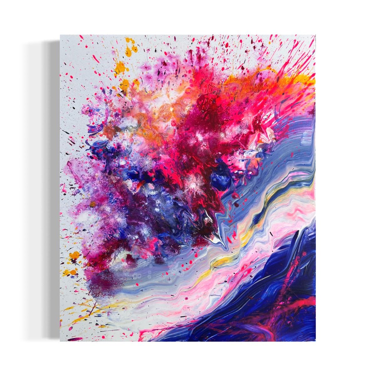 Abstraktes Gemälde kaufen - Oxytocin Rush 60x50 cm - gemaelde - kaufen - sabine - runge - muenchen