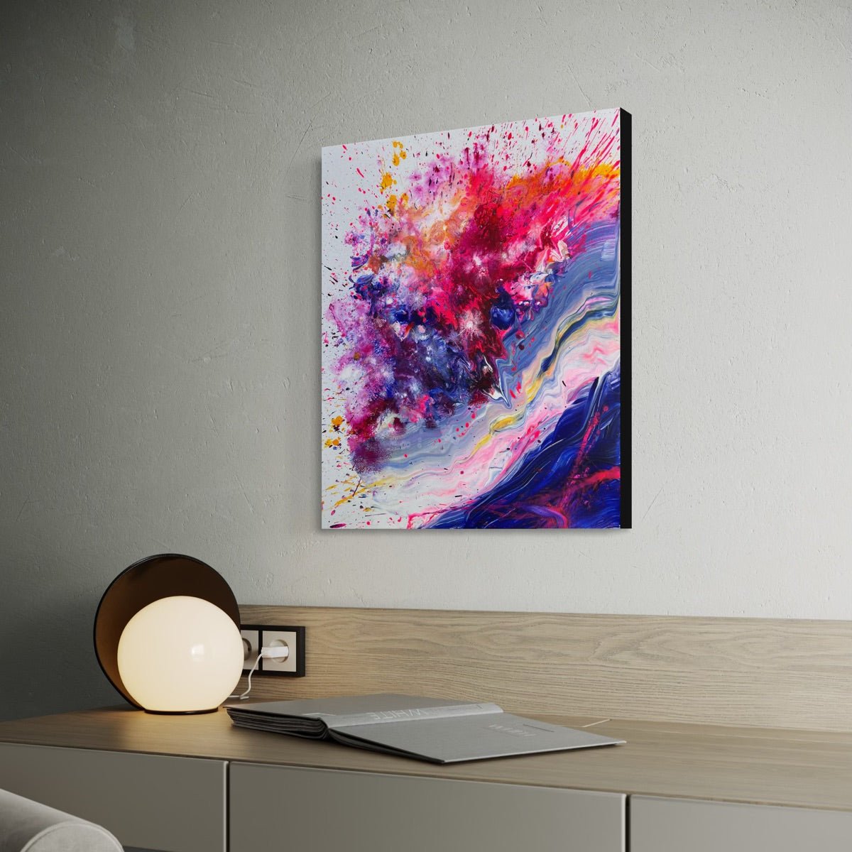 Abstraktes Gemälde kaufen - Oxytocin Rush 60x50 cm - gemaelde - kaufen - sabine - runge - muenchen