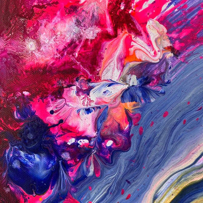 Abstraktes Gemälde kaufen - Oxytocin Rush 60x50 cm - gemaelde - kaufen - sabine - runge - muenchen