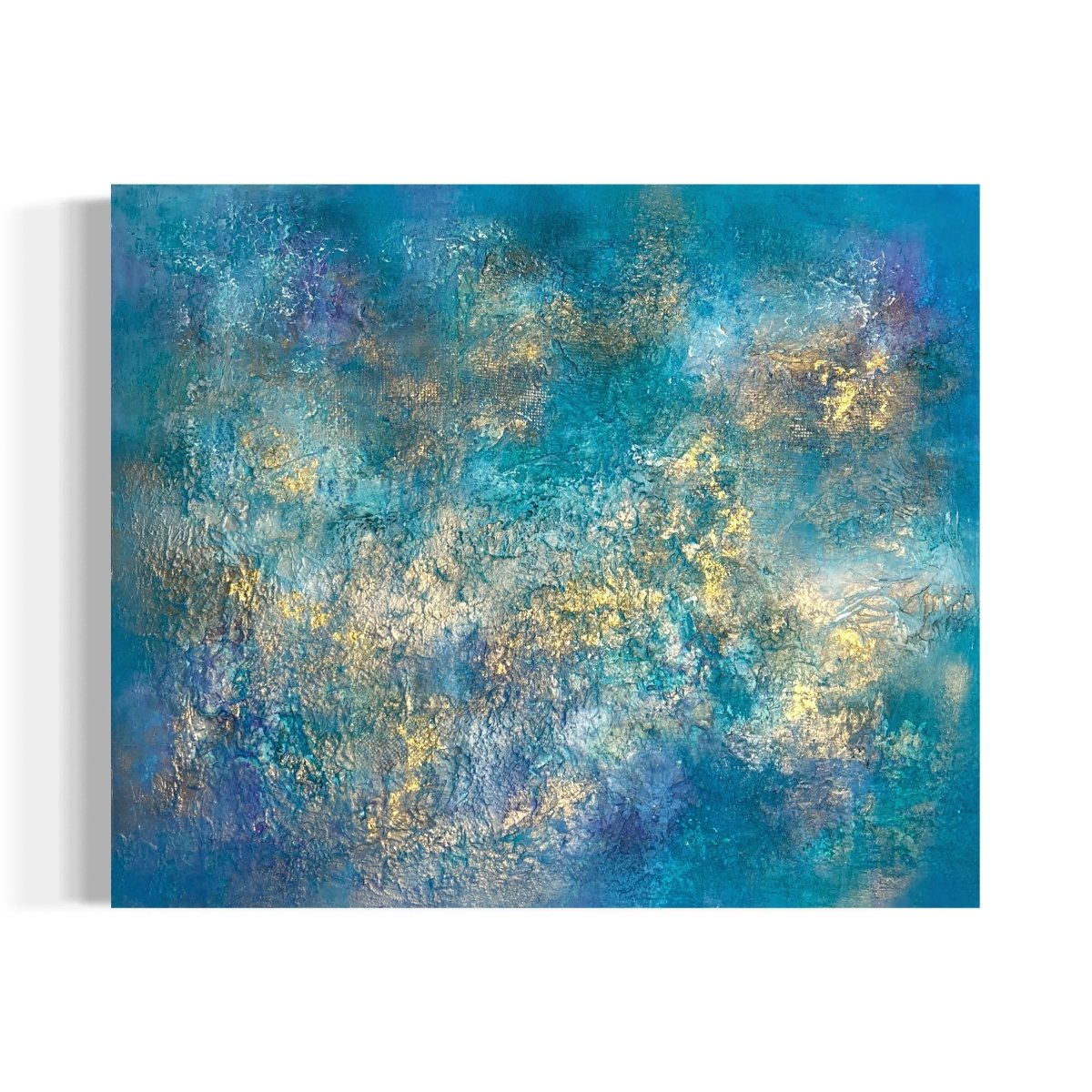 Abstraktes Gemälde kaufen - Scent of the Sea 120x100 cm - gemaelde - kaufen - sabine - runge - muenchen