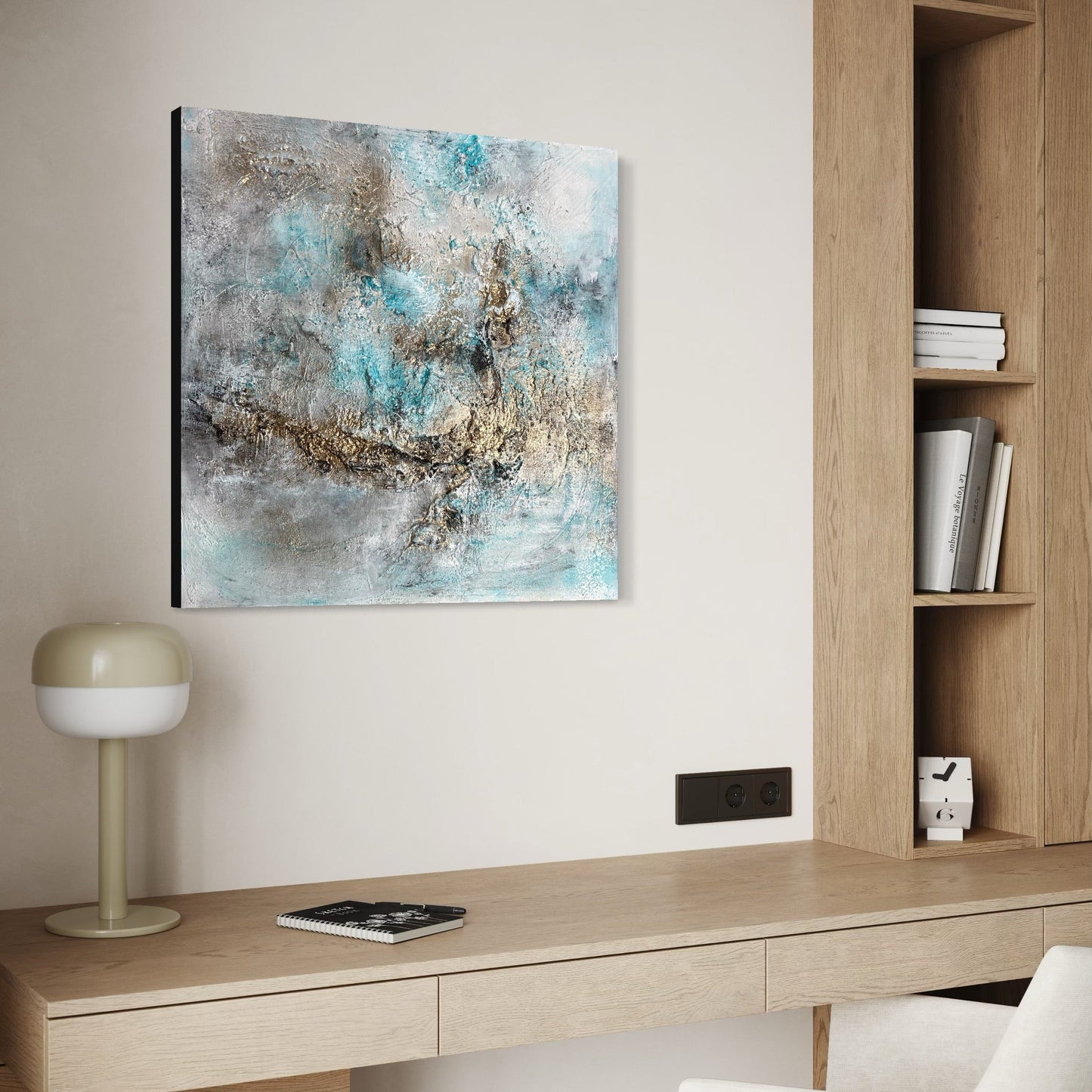 Abstraktes Gemälde kaufen - Serenity 50x50 cm - gemaelde - kaufen - sabine - runge - muenchen