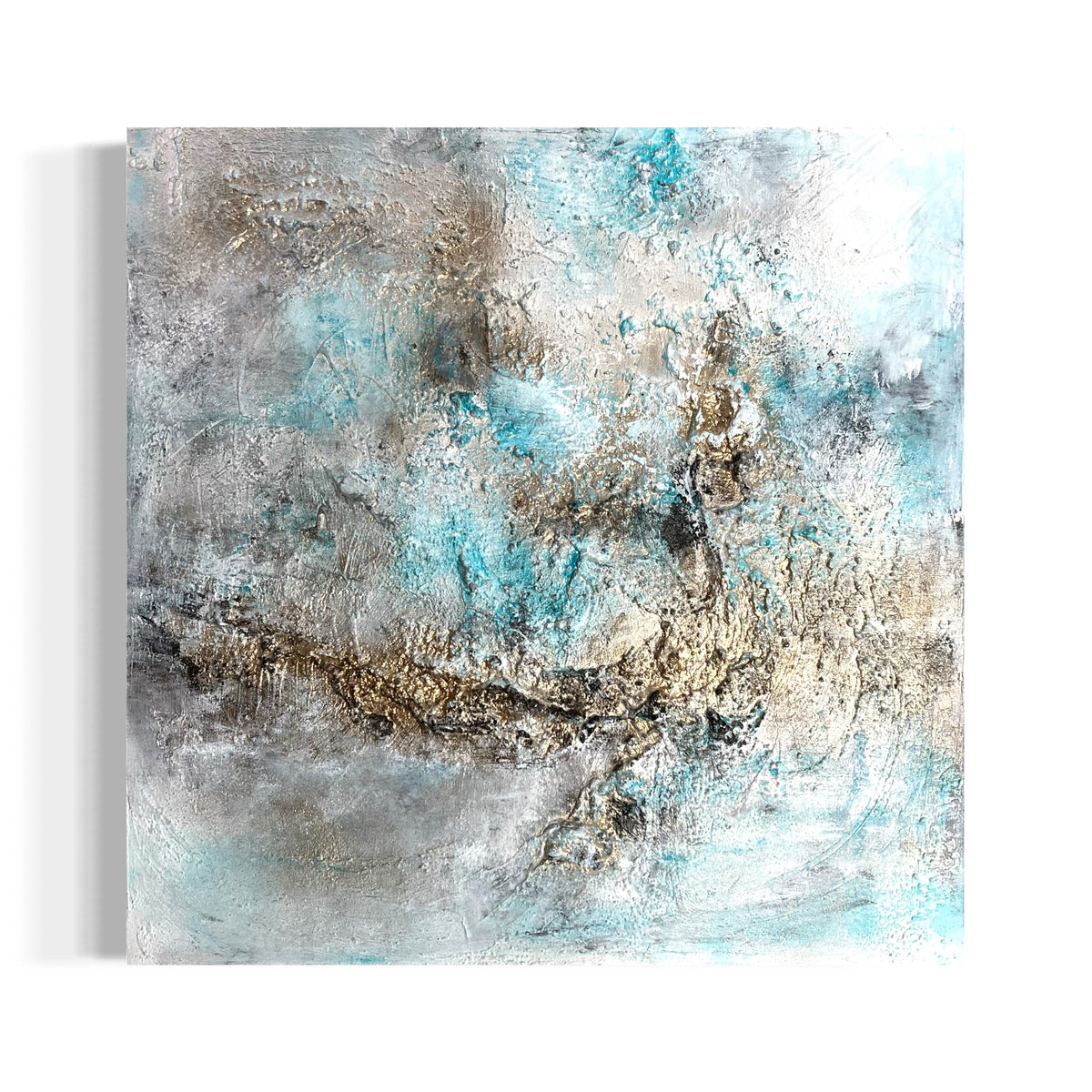 Abstraktes Gemälde kaufen - Serenity 50x50 cm - gemaelde - kaufen - sabine - runge - muenchen