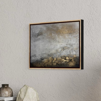 Abstraktes Gemälde kaufen - Shades of Silence 40x30 cm - gemaelde - kaufen - sabine - runge - muenchen