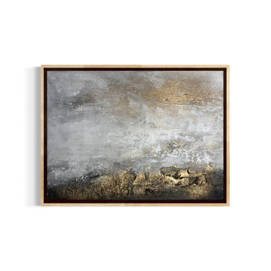 Abstraktes Gemälde kaufen - Shades of Silence 40x30 cm - gemaelde - kaufen - sabine - runge - muenchen
