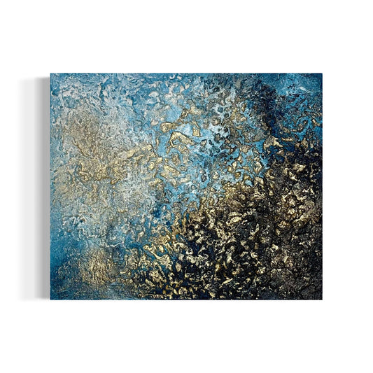 Abstraktes Gemälde kaufen - Shifting Horizons 60x50 cm - gemaelde - kaufen - sabine - runge - muenchen