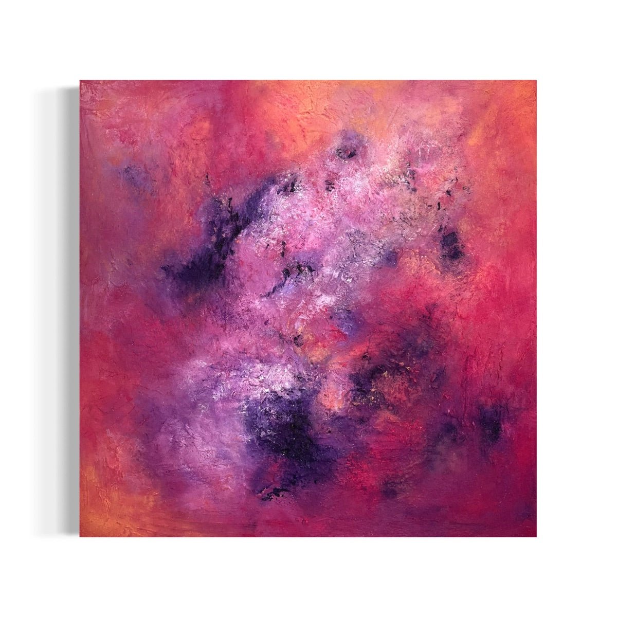Abstraktes Gemälde kaufen - Silent Intensity 100x100 cm - gemaelde - kaufen - sabine - runge - muenchen