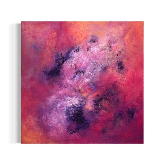 Abstraktes Gemälde kaufen - Silent Intensity 100x100 cm - gemaelde - kaufen - sabine - runge - muenchen