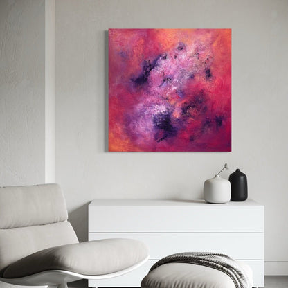 Abstraktes Gemälde kaufen - Silent Intensity 100x100 cm - gemaelde - kaufen - sabine - runge - muenchen