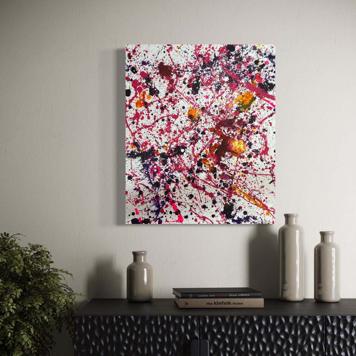 Abstraktes Gemälde kaufen - Synaptic Resonance 60x50 cm - gemaelde - kaufen - sabine - runge - muenchen