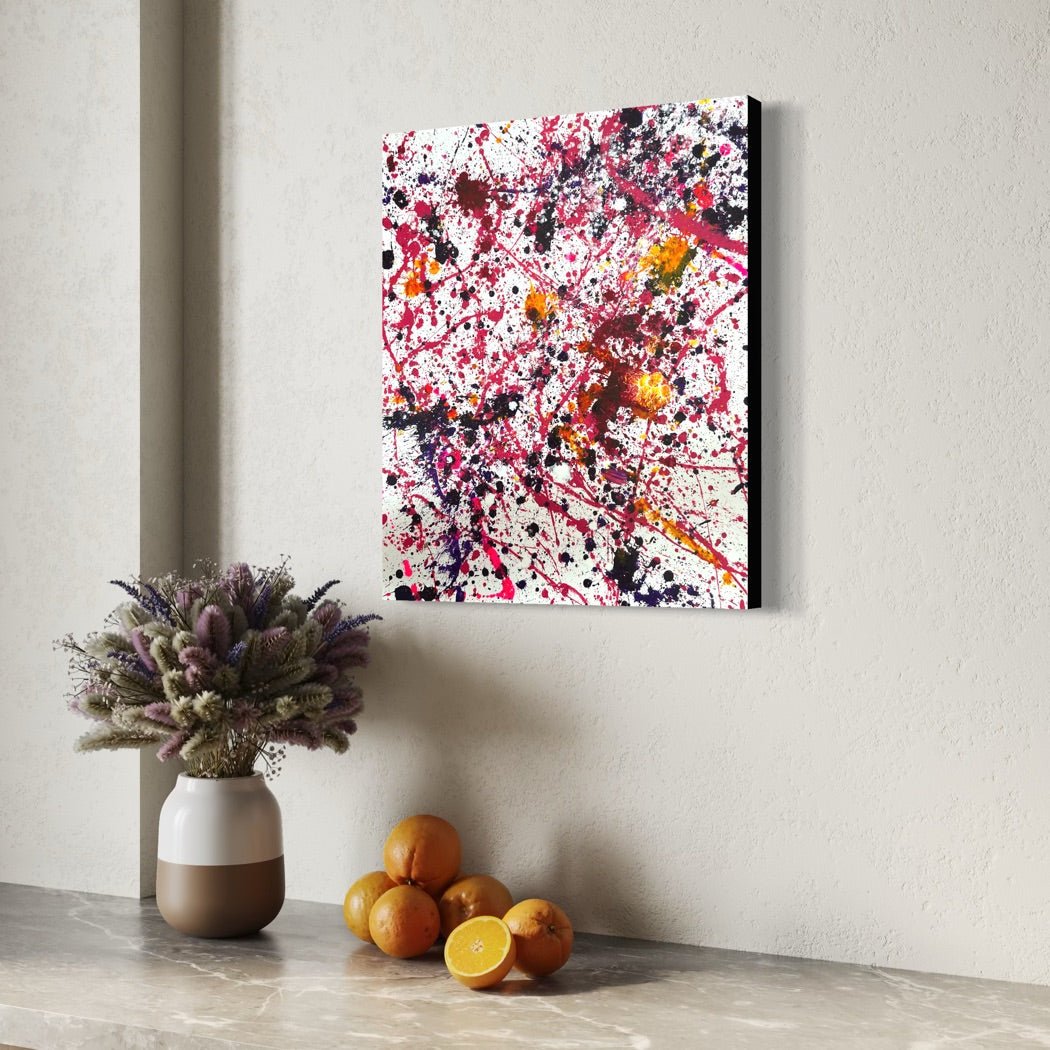 Abstraktes Gemälde kaufen - Synaptic Resonance 60x50 cm - gemaelde - kaufen - sabine - runge - muenchen
