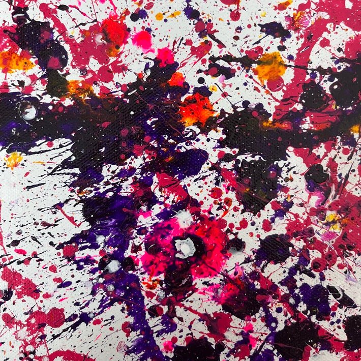 Abstraktes Gemälde kaufen - Synaptic Resonance 60x50 cm - gemaelde - kaufen - sabine - runge - muenchen