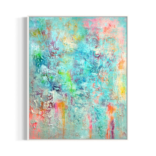 Abstraktes Gemälde kaufen - Urban Spirit 100x80 cm - gemaelde - kaufen - sabine - runge - muenchen