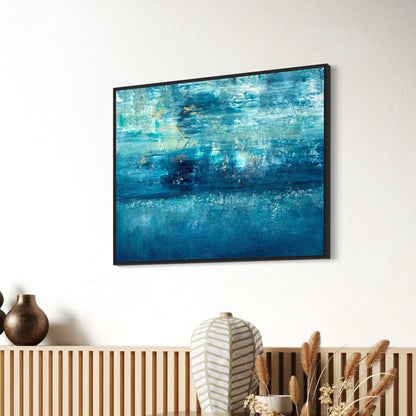 Abstraktes Gemälde kaufen - Whisper of Heaven 100x80 cm - gemaelde - kaufen - sabine - runge - muenchen