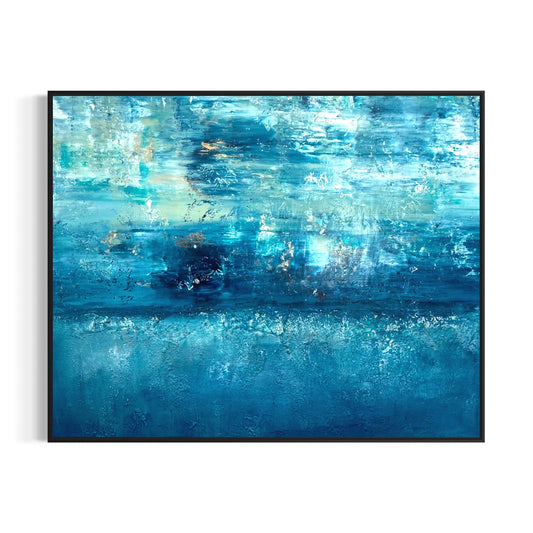 Abstraktes Gemälde kaufen - Whisper of Heaven 100x80 cm - gemaelde - kaufen - sabine - runge - muenchen