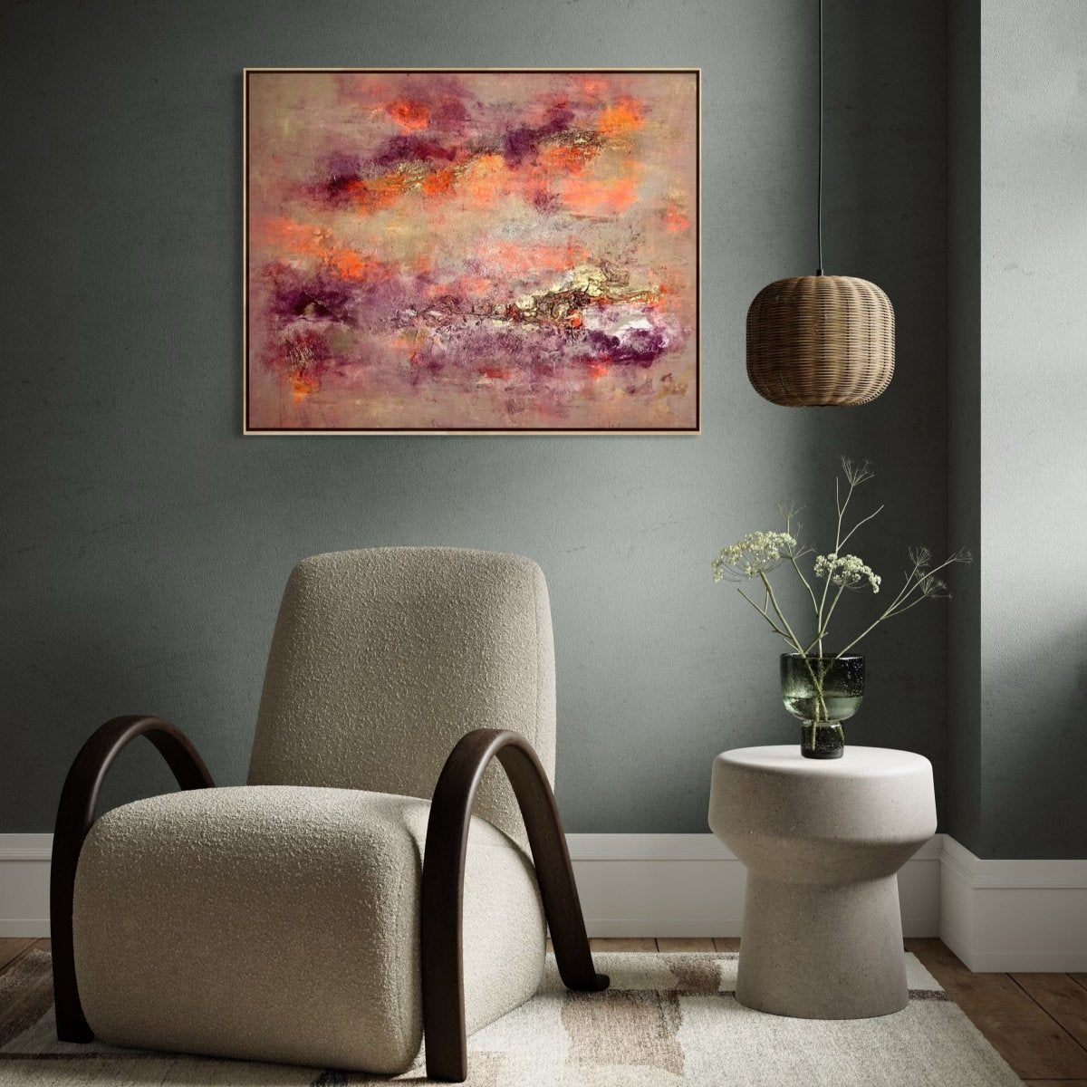 Gemälde kaufen | Flames of Renewal 100x80 cm - gemaelde - kaufen - sabine - runge - muenchen