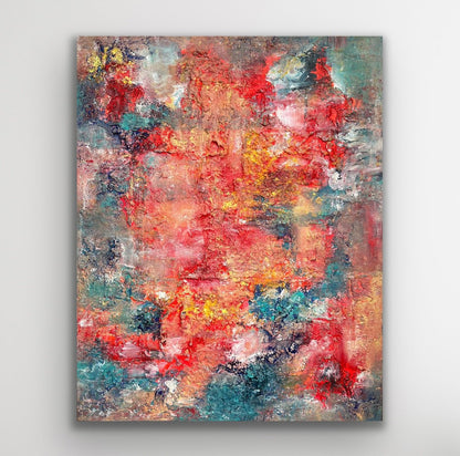 Gemälde kaufen | Forged in Chaos 100x80 cm - gemaelde - kaufen - sabine - runge - muenchen