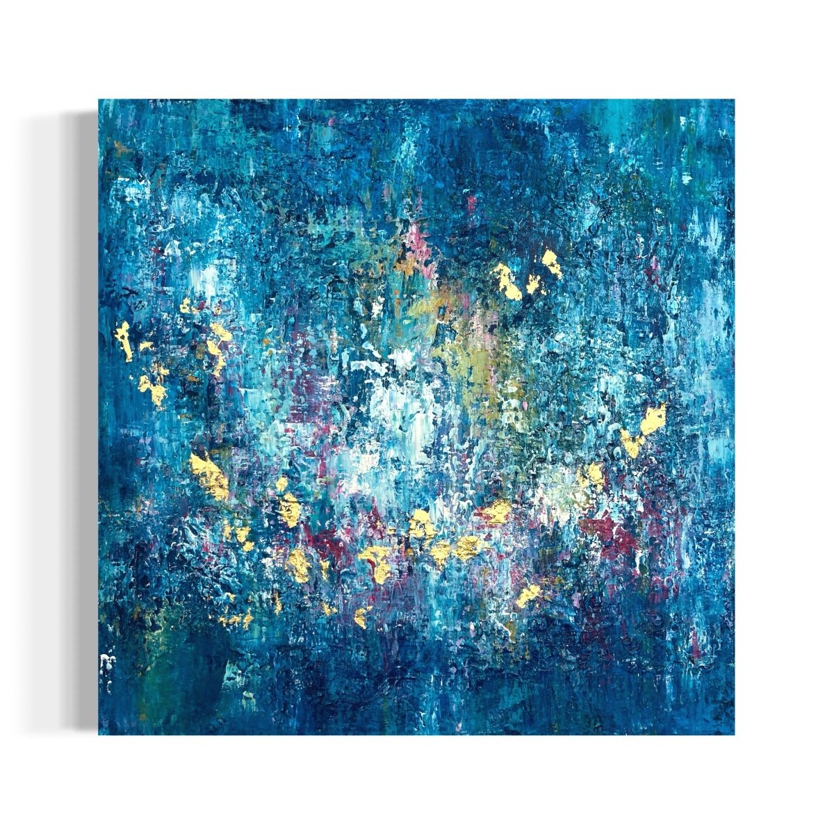 Gemälde kaufen | Lost Stars 100x100 cm - gemaelde - kaufen - sabine - runge - muenchen