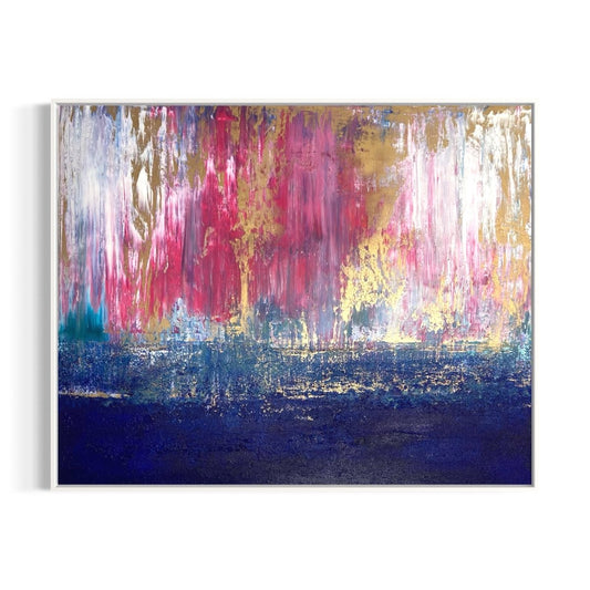 Gemälde kaufen | Mr. Blue Sky 100x80 cm - gemaelde - kaufen - sabine - runge - muenchen