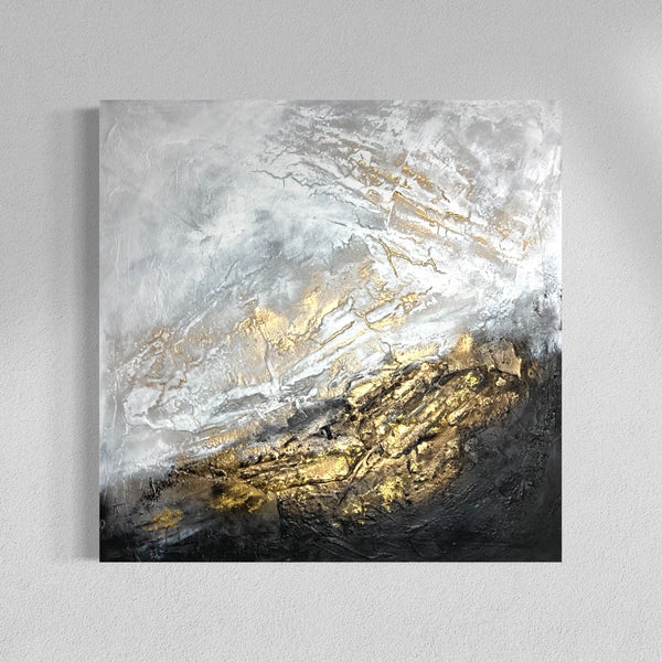 Original Painting for Sale - Golden Age 100x100 cm
