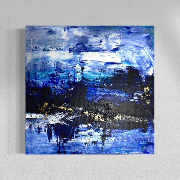 Original Painting for Sale - Heart in Alaska 60x60 cm