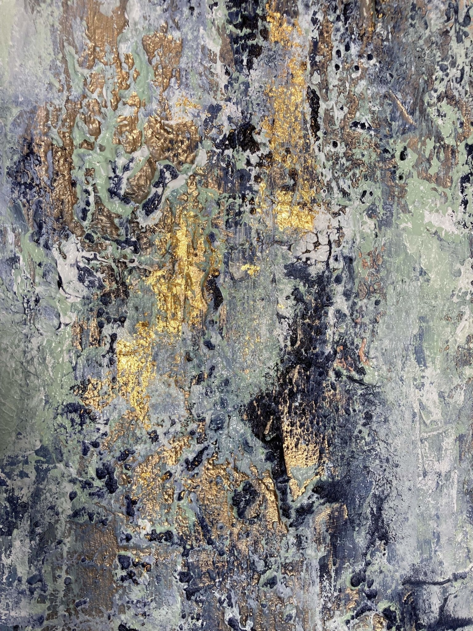 Kunstwerk kaufen | Cypress 120x100 cm-unikate-kaufen-sabine-runge-münchen