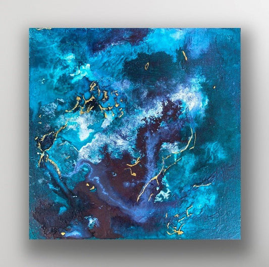 Gemälde kaufen | Earth 30x30 cm-gemaelde-kaufen-sabine-runge-muenchen