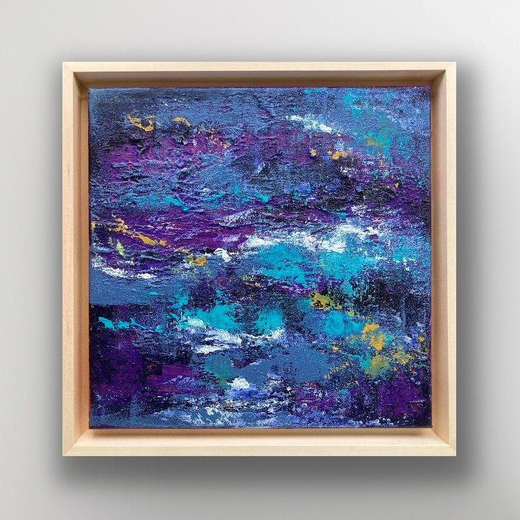 Kunstwerk kaufen | Lavender's Blue 30x30 cm-unikate-kaufen-sabine-runge-münchen