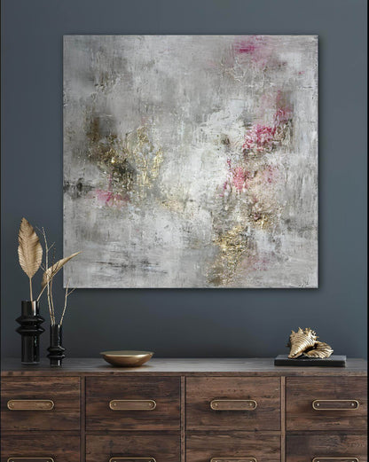 Gemälde kaufen | Lost Roses 80x80 cm-gemaelde-kaufen-sabine-runge-muenchen