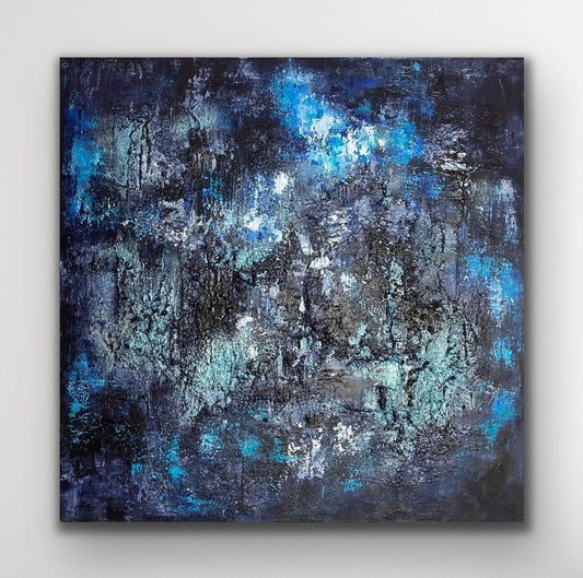 Gemälde kaufen | Midnight Fever 100x100 cm-gemaelde-kaufen-sabine-runge-muenchen