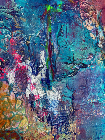 Gemälde kaufen | Midsummer Night's Dream 100x80 cm-gemaelde-kaufen-sabine-runge-muenchen