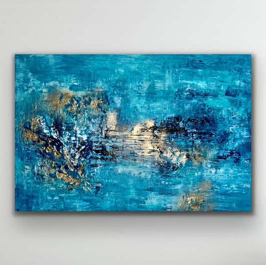 Gemälde kaufen | Ocean Therapy 120x80 cm-gemaelde-kaufen-sabine-runge-muenchen