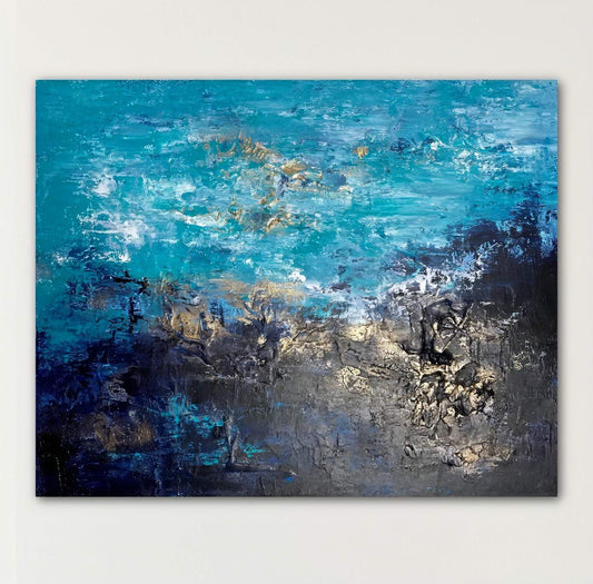 Gemälde kaufen | Riviera 100x80 cm-gemaelde-kaufen-sabine-runge-muenchen