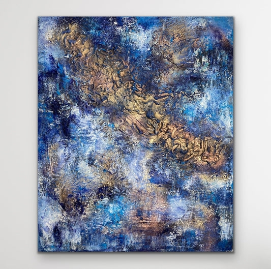Gemälde kaufen | Rush of Blue 120x100 cm-gemaelde-kaufen-sabine-runge-muenchen