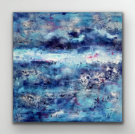 Gemälde kaufen | Sea Cloud 100x100 cm-gemaelde-kaufen-sabine-runge-muenchen
