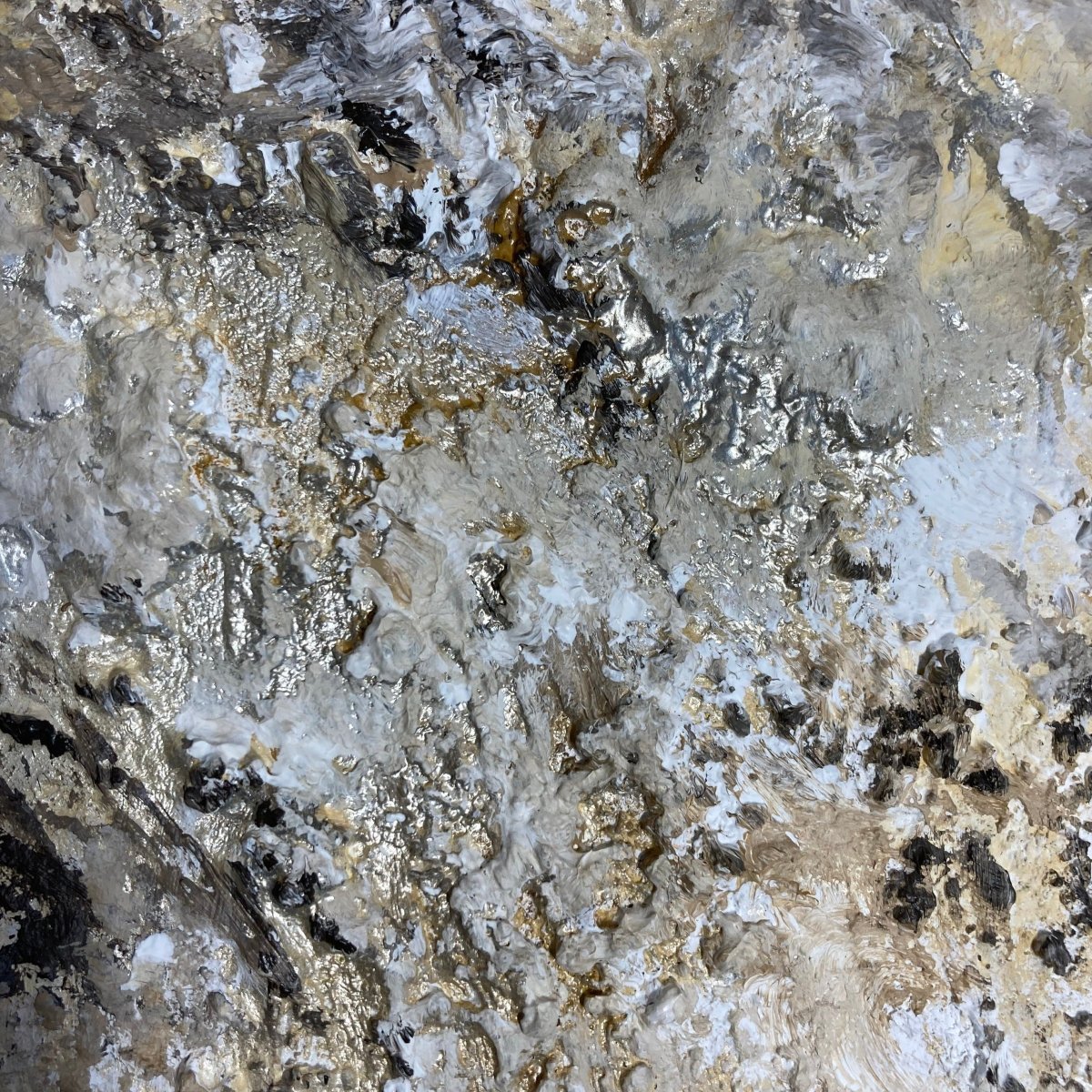 Abstraktes Gemälde kaufen - Champaign 60x60 cm - gemaelde - kaufen - sabine - runge - muenchen