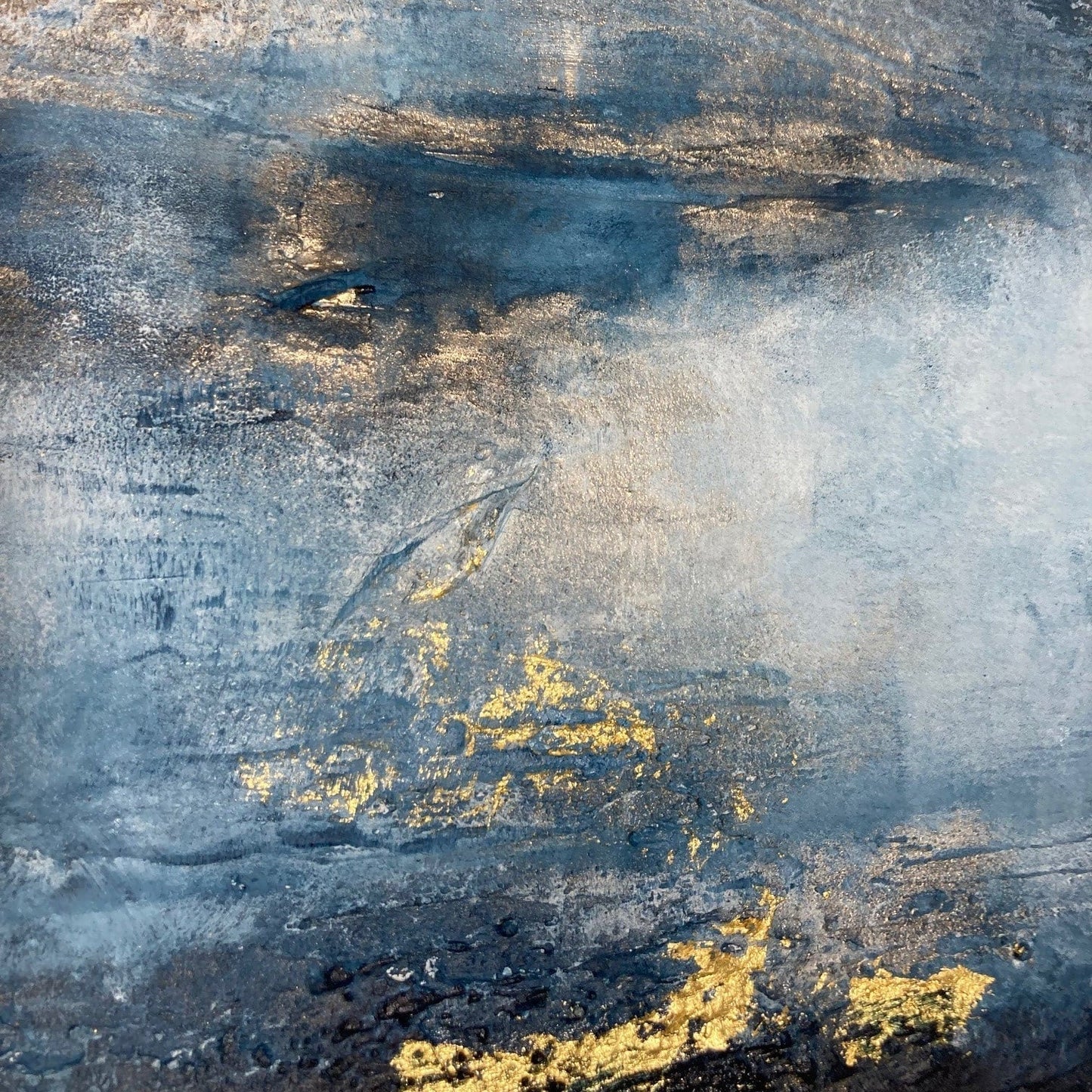 Abstraktes Gemälde kaufen - Falling Stars 120x80 cm - gemaelde - kaufen - sabine - runge - muenchen
