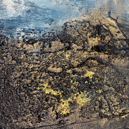 Abstraktes Gemälde kaufen - Falling Stars 120x80 cm - gemaelde - kaufen - sabine - runge - muenchen