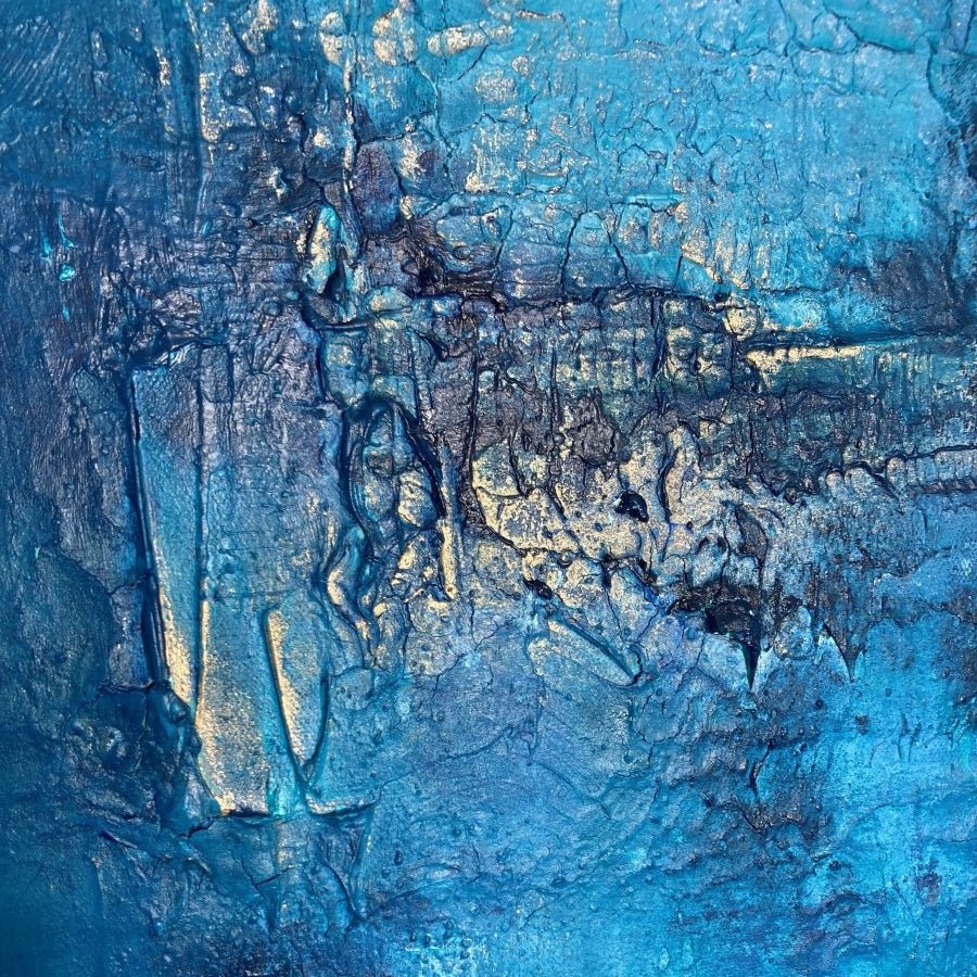 Abstraktes Gemälde kaufen: Fondo del Mar 60x80 cm - gemaelde - kaufen - sabine - runge - muenchen