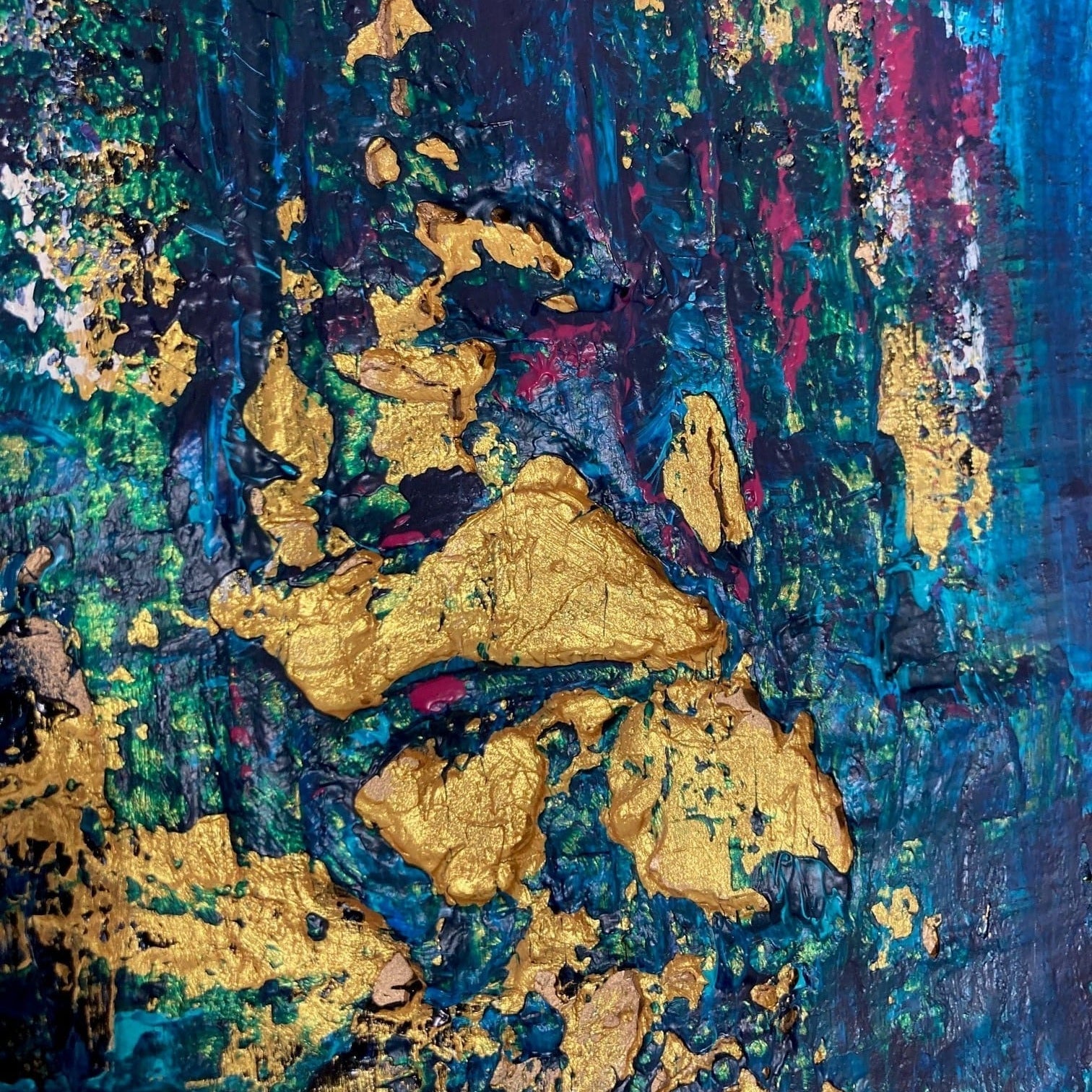 Abstraktes Gemälde kaufen - Maui 100x80 cm - gemaelde - kaufen - sabine - runge - muenchen
