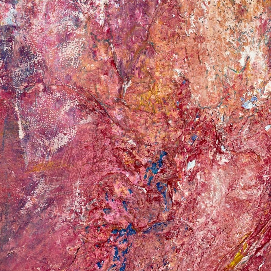 Abstraktes Gemälde kaufen - Red Harmony 120x100 cm - gemaelde - kaufen - sabine - runge - muenchen