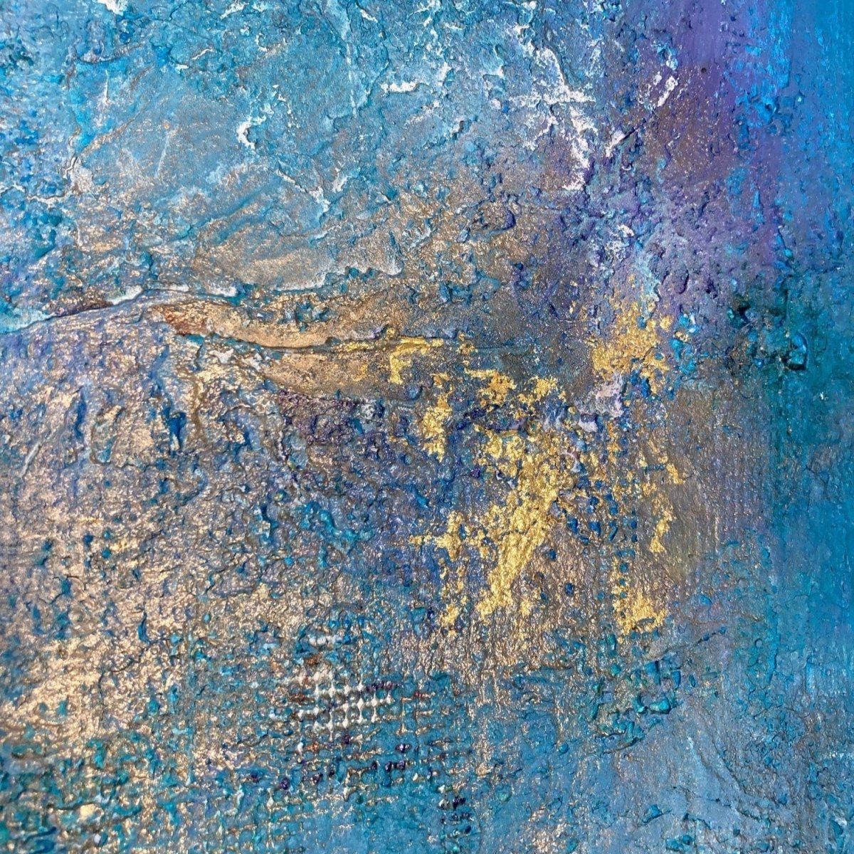 Abstraktes Gemälde kaufen - Scent of the Sea 120x100 cm - gemaelde - kaufen - sabine - runge - muenchen