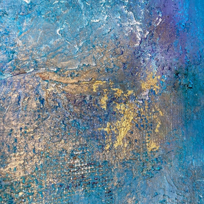 Abstraktes Gemälde kaufen - Scent of the Sea 120x100 cm - gemaelde - kaufen - sabine - runge - muenchen