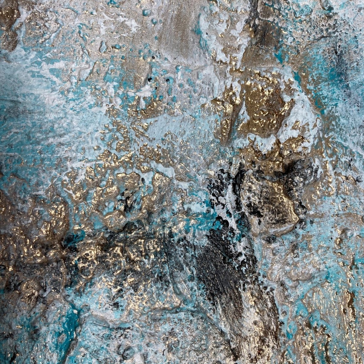 Abstraktes Gemälde kaufen - Serenity 50x50 cm - gemaelde - kaufen - sabine - runge - muenchen